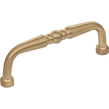 ELEMENTS BY HARDWARE RESOURCES 3" Center-to-Center Satin Bronze Madison Cabinet Pull Z259-3SBZ